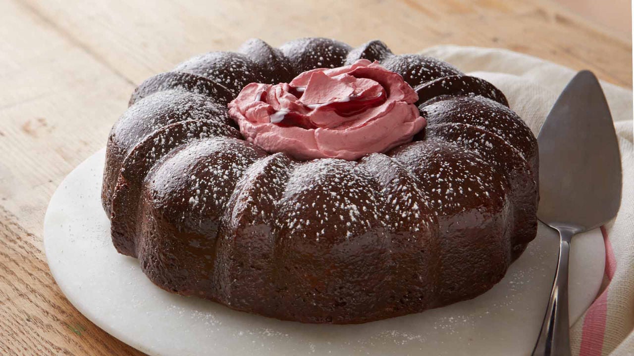 chocolate raspberry poundcake