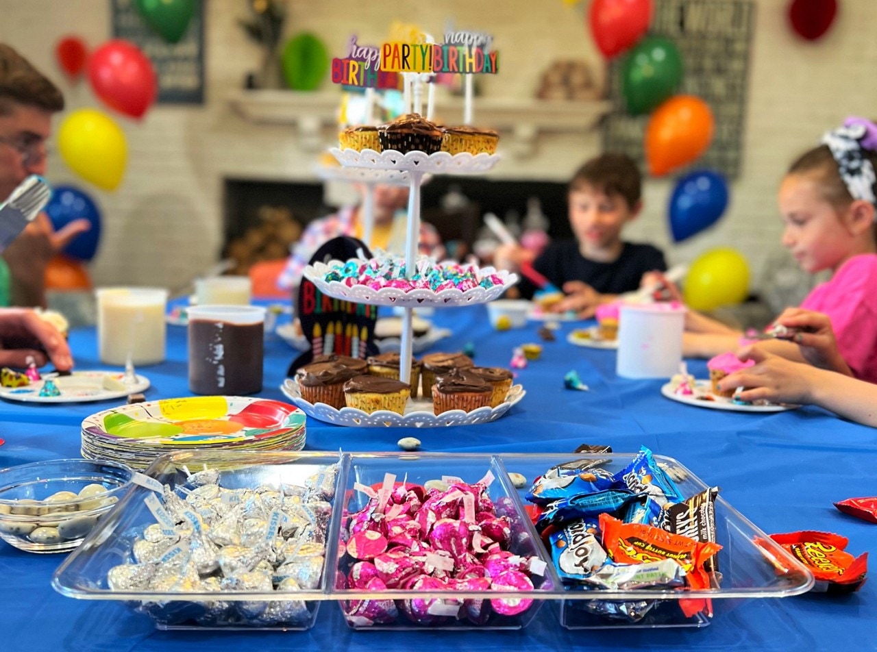 birthday party snack tray