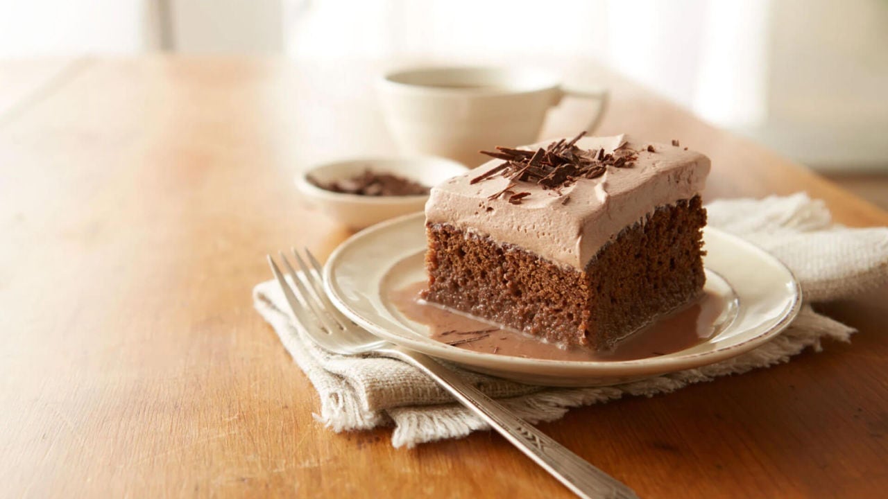 chocolate tres leches cake