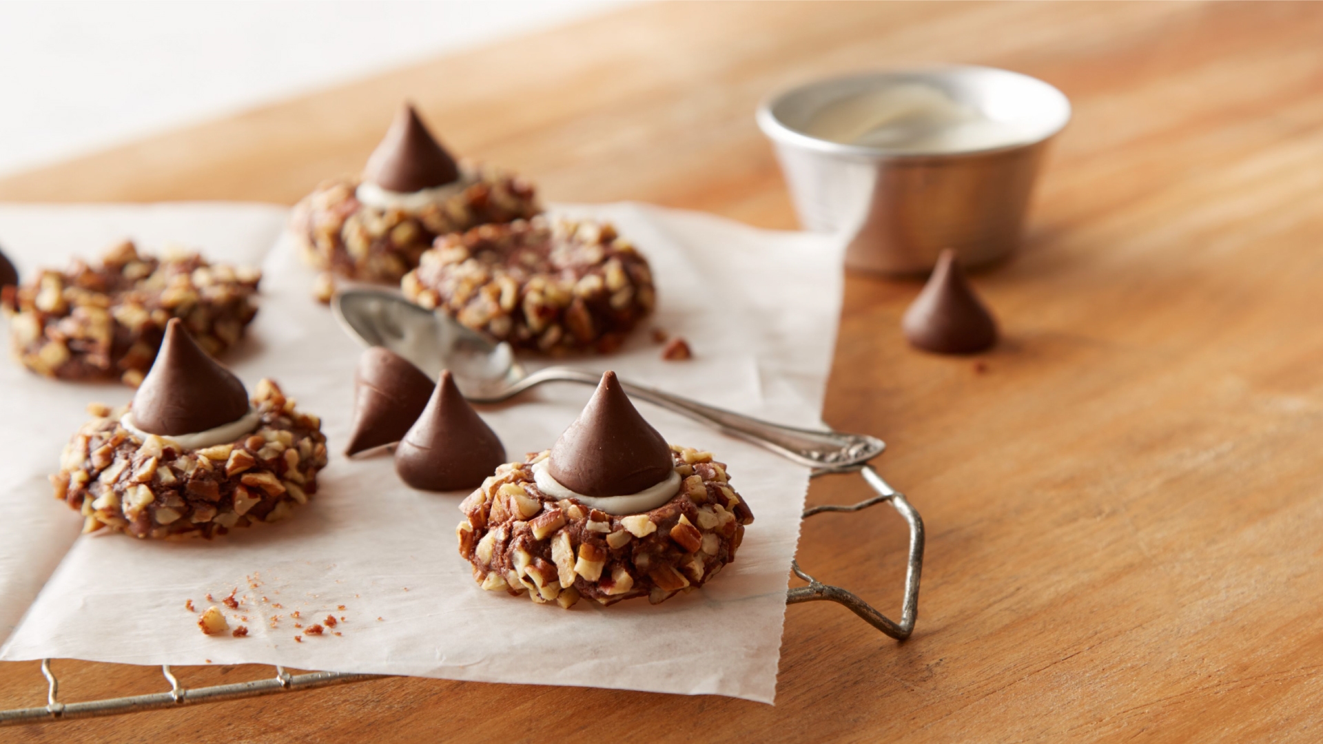 Chocolate Thumbprint Cookies