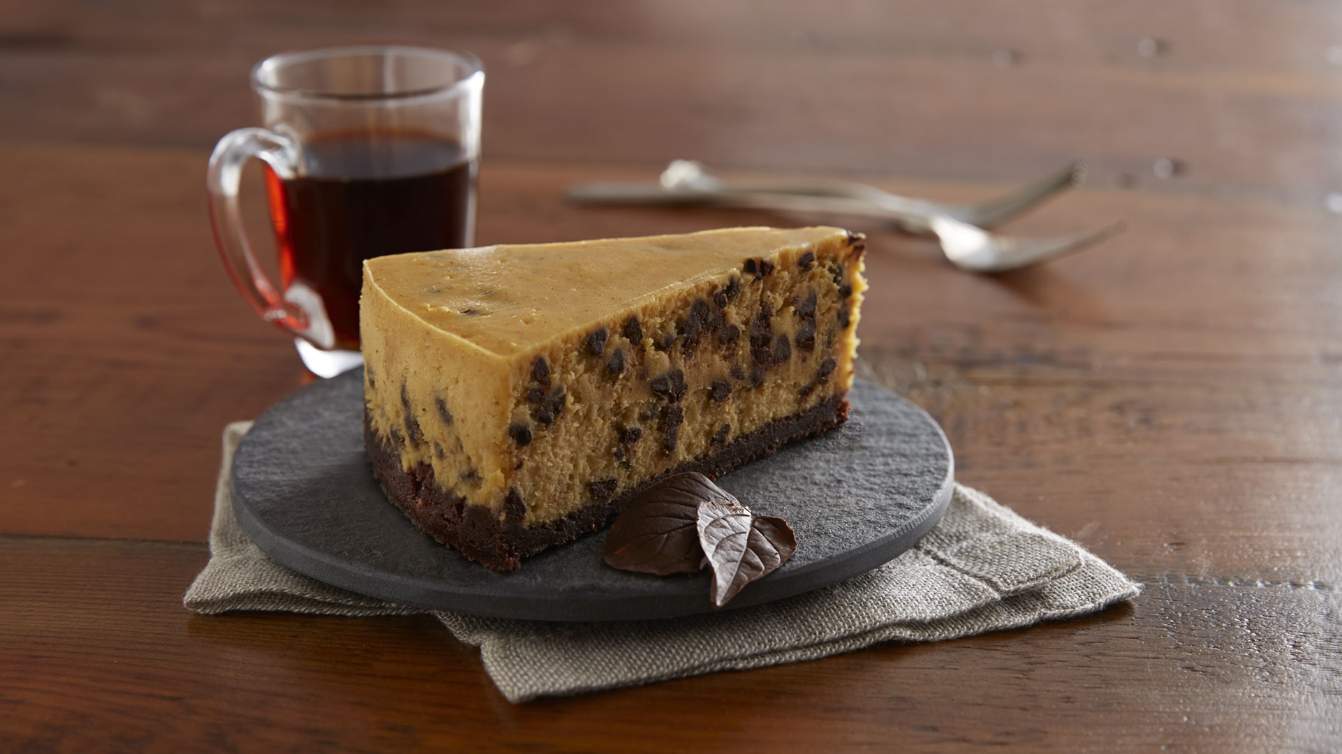 Image of Chocolate Chip Pumpkin Cheesecake