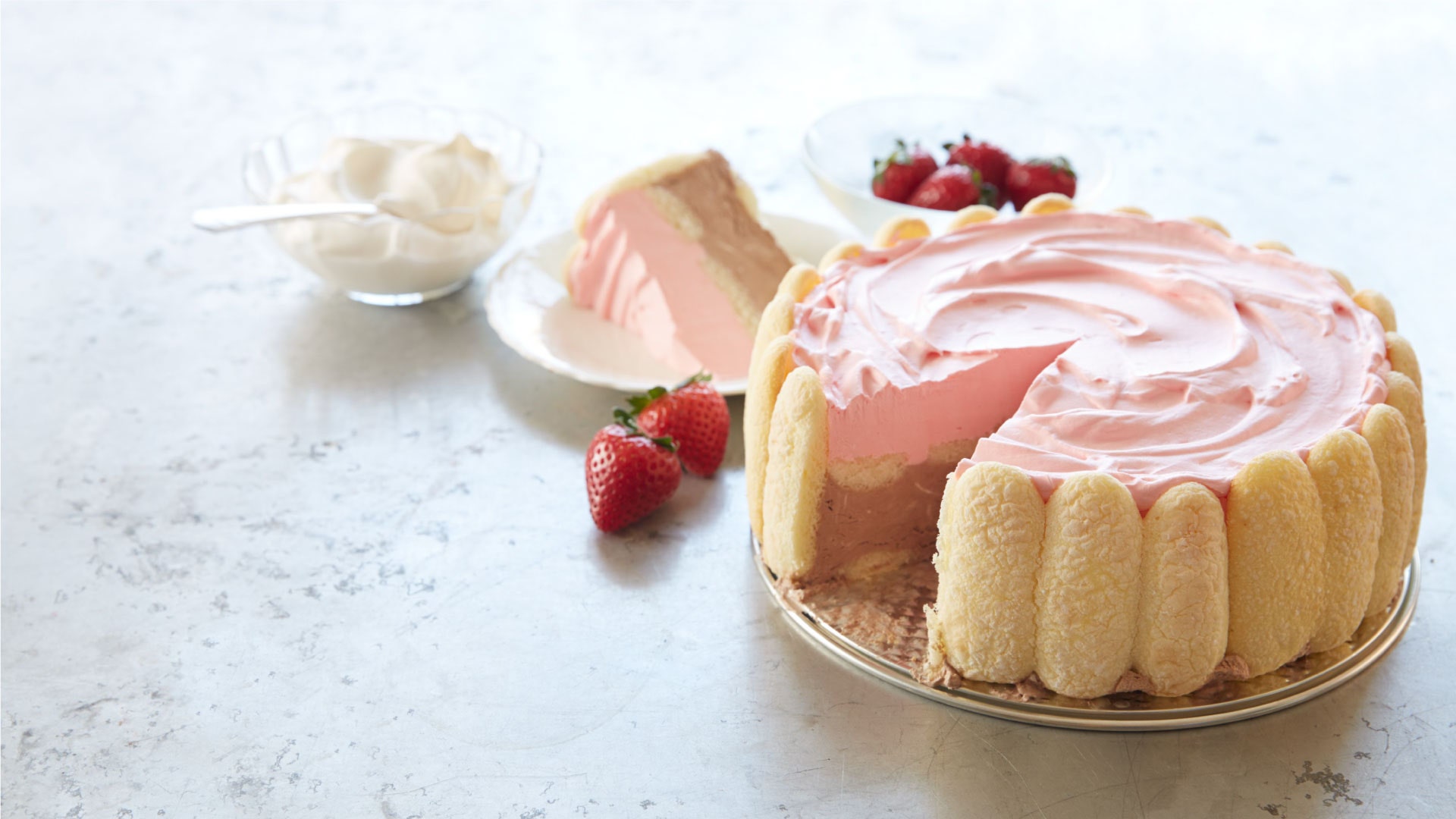 Neapolitan Delight Cake