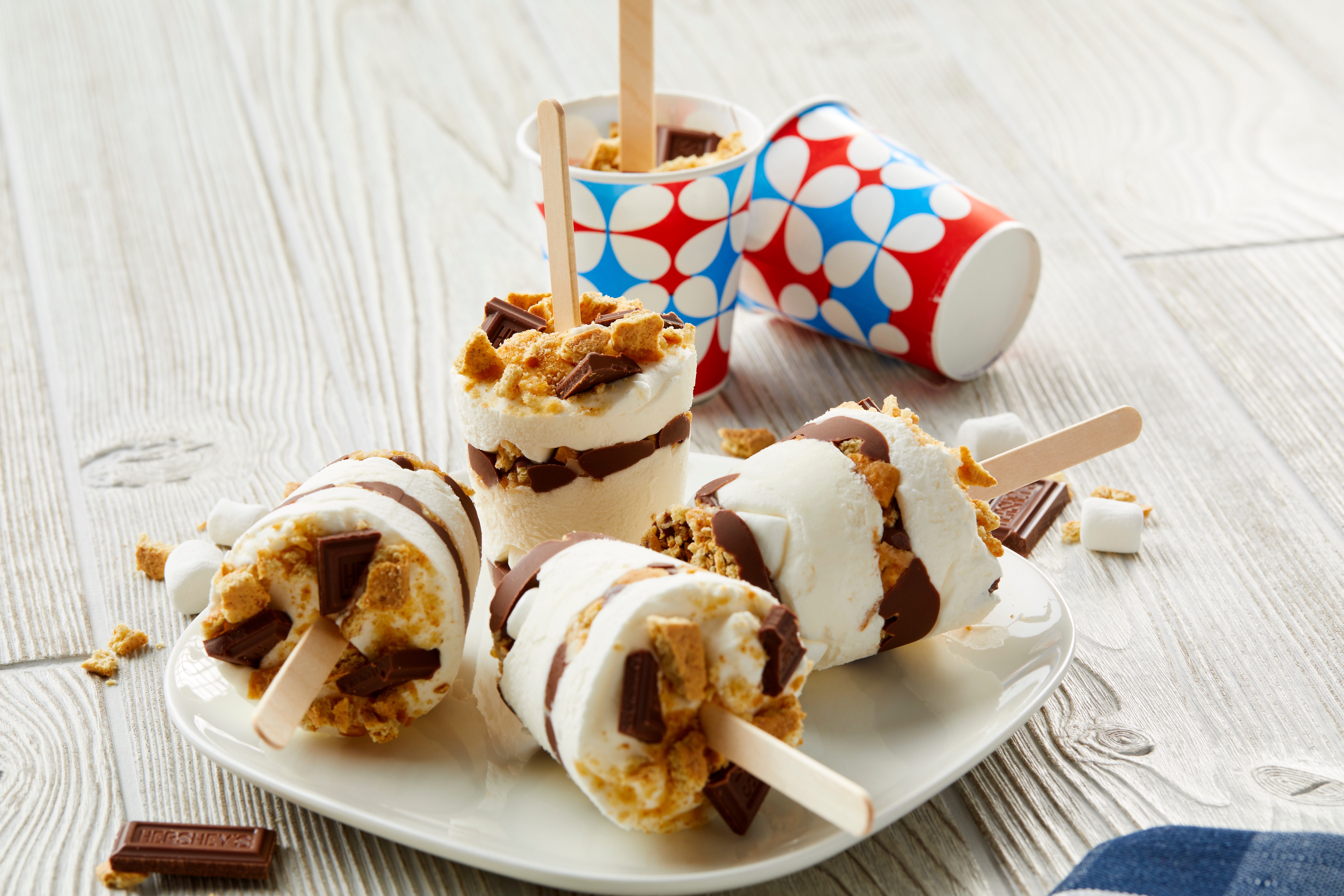 Frozen S’mores Pops