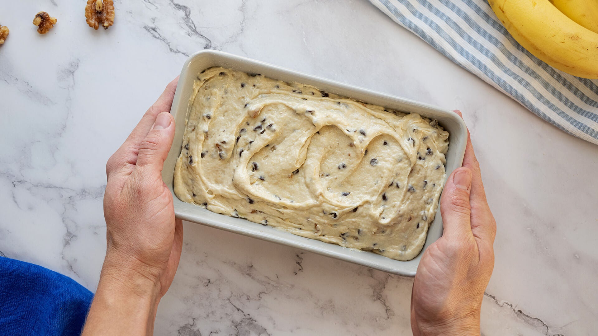 batter in a pan 