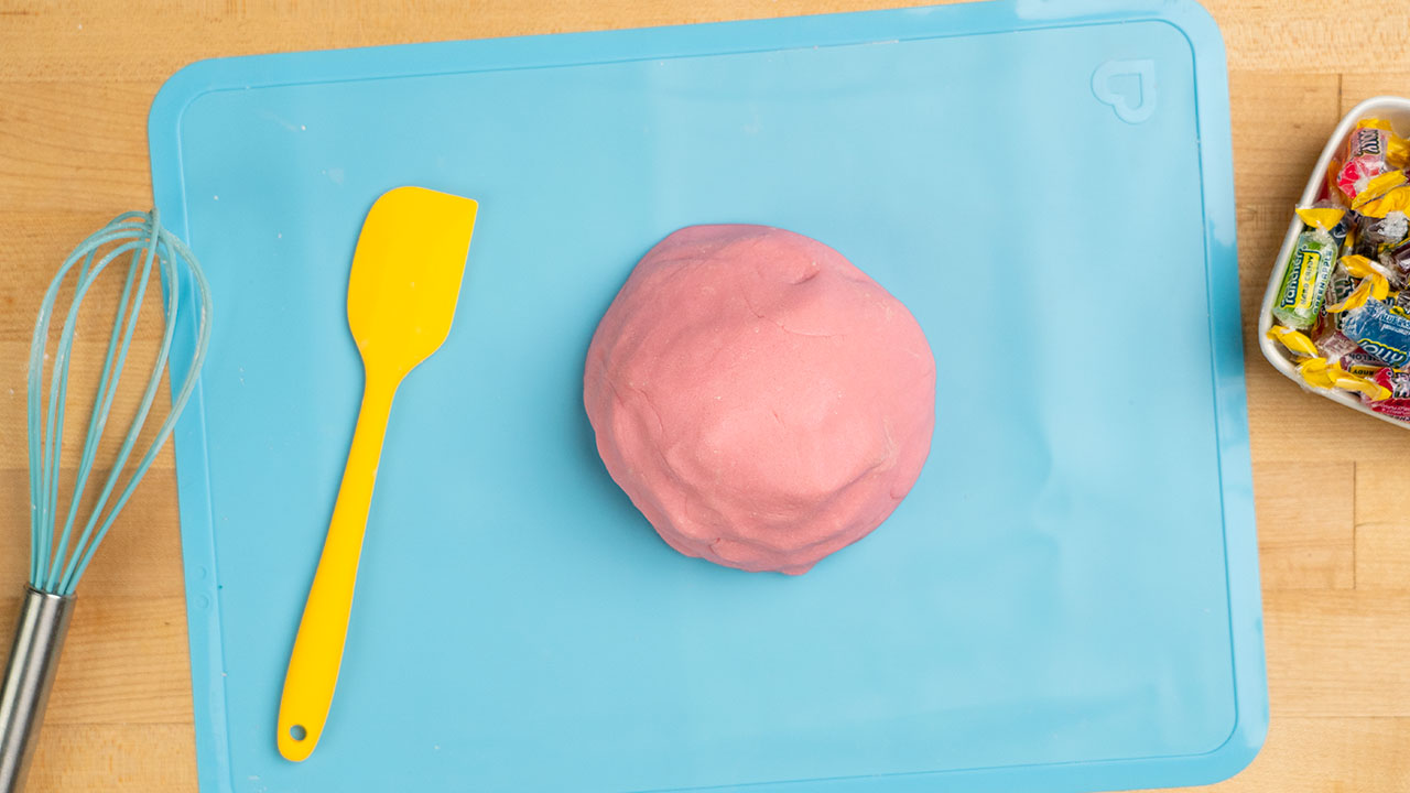 completed taste safe play dough