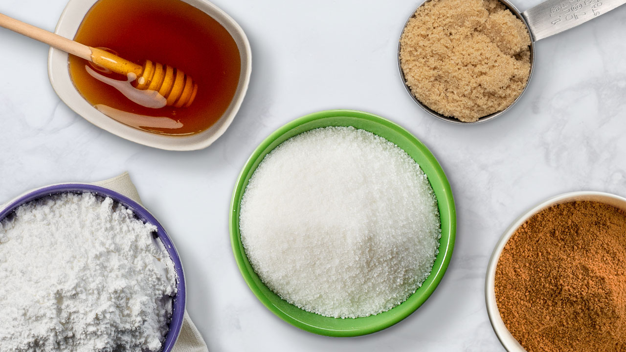 bowl of sugar substitutes